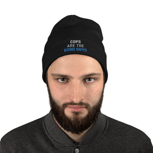 GOOD GUYS / EMBROIDERED BEANIE / DARK