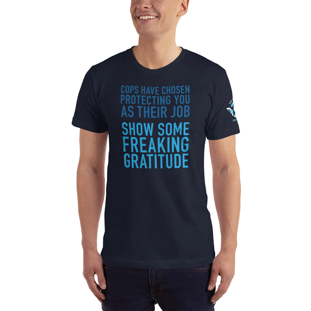 GRATITUDE / MEN'S TEE / DARK