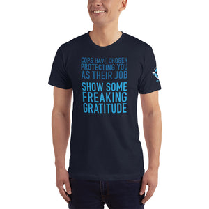 GRATITUDE / MEN'S TEE / DARK