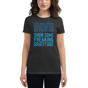 GRATITUDE / WOMEN'S TEE / DARK